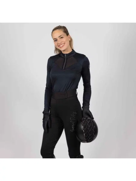 Techniczna koszulka jeździecka z długim rękawem Imperial Riding Gaby niebieska