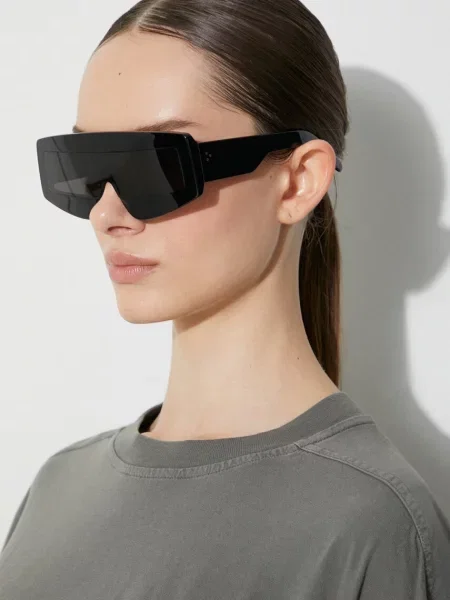 Rick Owens ochelari de soare negru