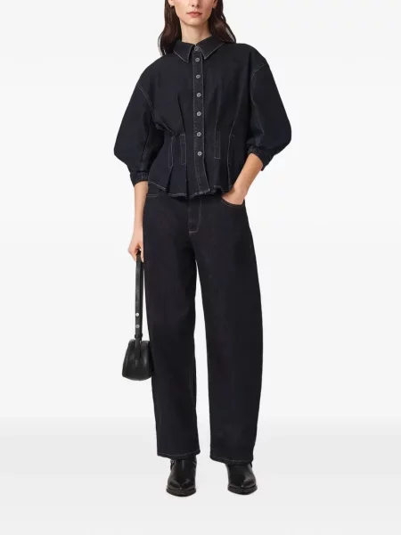 Cămașă de blugi Allsaints albastru