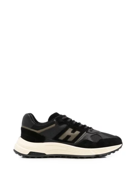 Sneakerși Hogan cu autograf negru