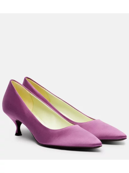 Pantofi cu toc Herbert Levine din satin roz