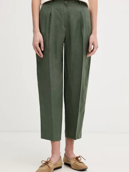 Pantaloni Benetton conici verde