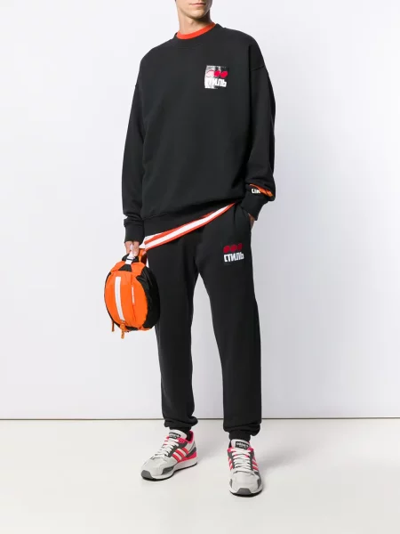 Hanorac Heron Preston cu imagine negru