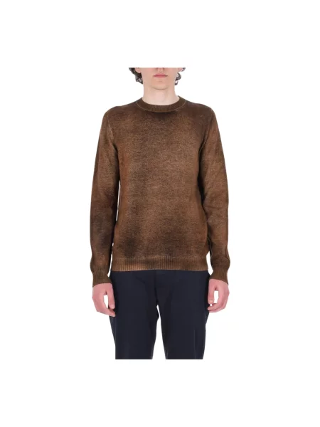 Sweter Avant Toi z kaszmiru dwustronny brązowy
