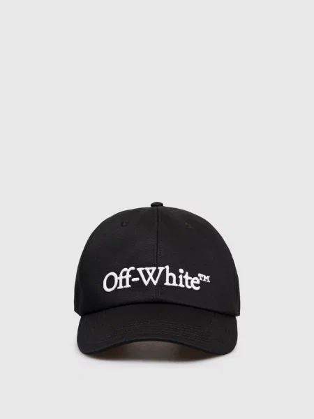 Кепка з вишивкою логотипа Off-white чорна