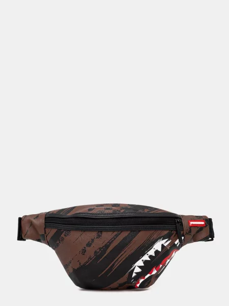 Geantă Sprayground grunge maro