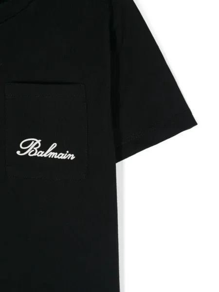 Koszulka dziecięca Balmain czarna