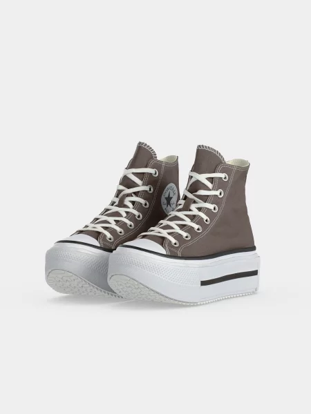 CONVERSE Členkové tenisky CTAS' sivá