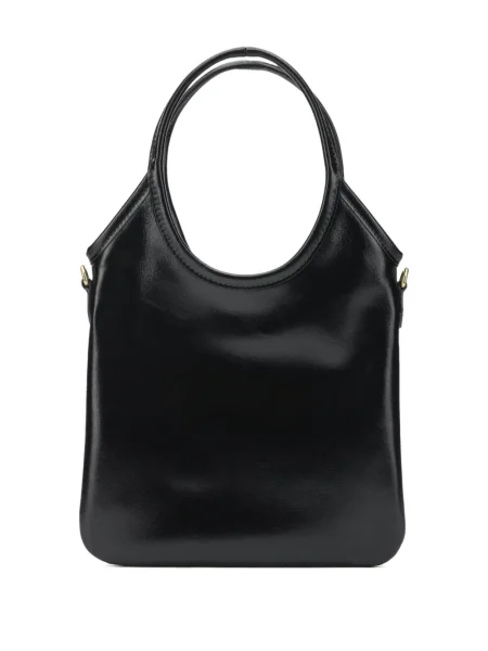 Geanta de piele Miu Miu din piele negru