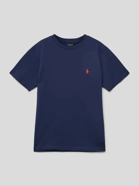Koszulka polo Ralph Lauren z logo granatowa