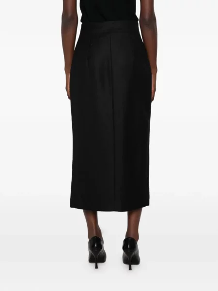 Fustă midi Tagliatore plic negru