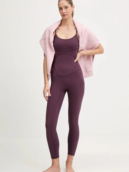 JOYINME kombinezon do jogi Flow One z dekoltem okrągłym Flow.One fioletowy