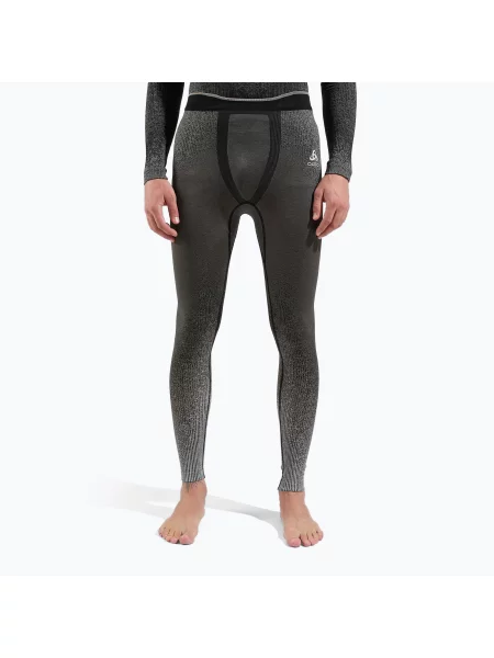 Termo kalhoty ODLO Performance Warm Blackcomb Bl Bottom Long black černé