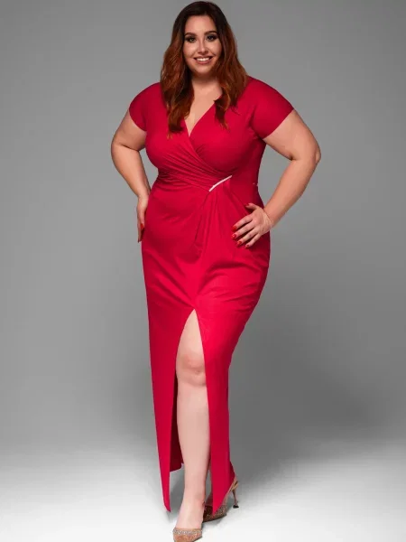 Odgovarati večernja haljina Edoti crvena