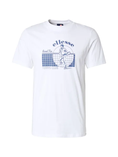 ELLESSE Tricou GRANDPRIX albastru regal alb
