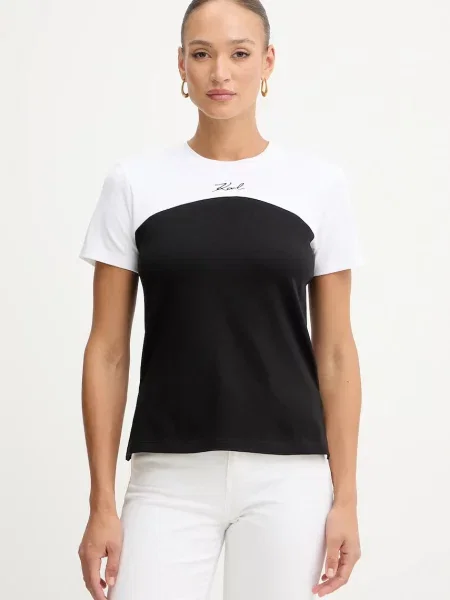 Karl Lagerfeld tricou din negru