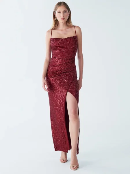 BWLDR Rochie de seară Indy' roșu