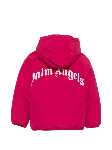 Kurtka dziecięca Palm Angels różowa