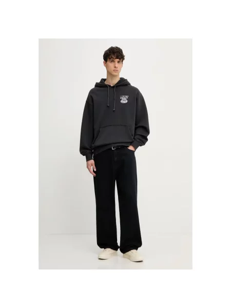 Levi's bluza z kapturem RELAXED GRAPHIC czarna