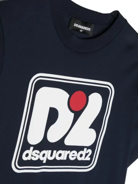 Koszulka dziecięca Dsquared2 niebieska