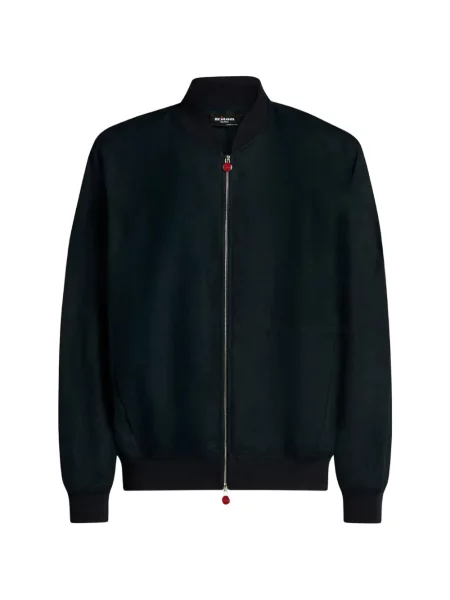 Geacă Kiton de in albastru