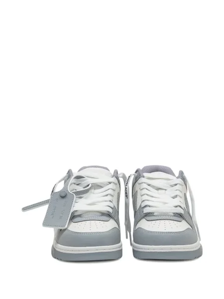 Sneakerși Off-white din piele business alb