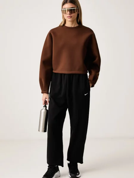 Суитчър Nike Sportswear от модал кафяво