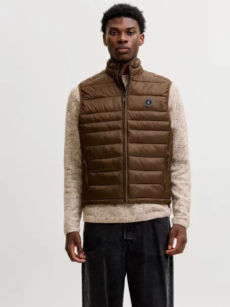 Утеплений жилет JACK & JONES KINGSLEY LIGHT BODYWARMER COLL коричневий