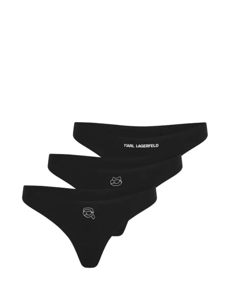 Chiloți tanga Karl Lagerfeld negru