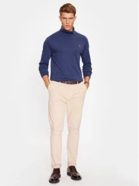 Svetr Polo Ralph Lauren šedá lehký s golfem žlutý