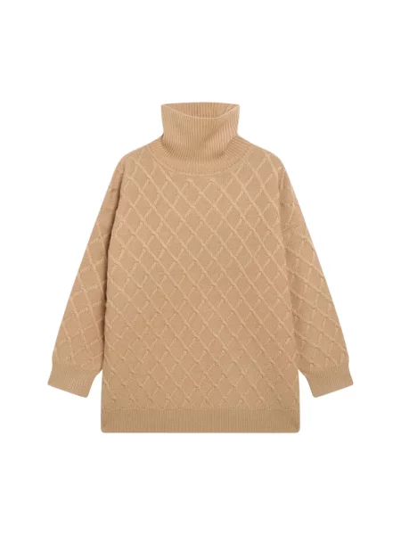 Sweter Max Mara wełniany beżowy