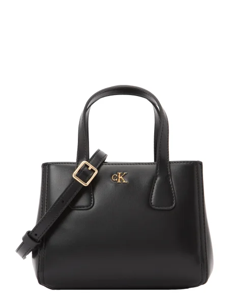 Geantă Calvin Klein Ck Mini Tote Crossbody negru