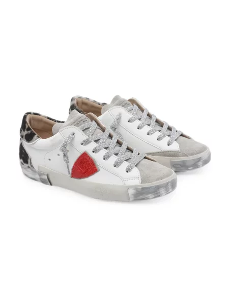 Sneakersy Philippe Model skórzane białe