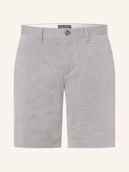 Marc O'polo Szorty Salo O Kroju Slim Fit blau białe