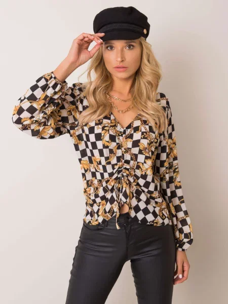 Bluză Fashionhunters alb
