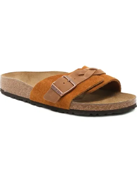 Birkenstock Papucs Oita Braided | narrow fit barna