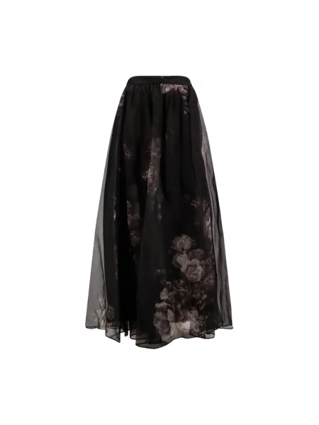 Spódnica midi Zimmermann tiulowa do kolan czarna