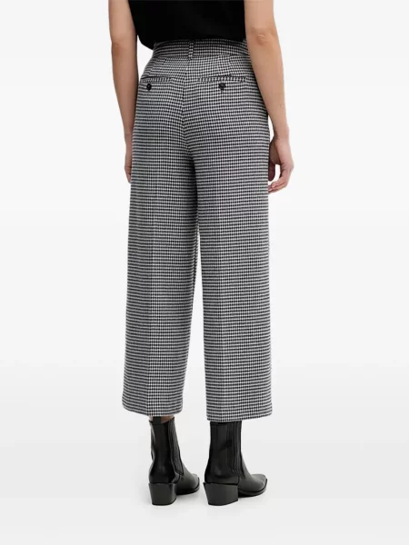 Spodnie Benetton w pepitkę szare