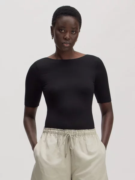EDITED Tricou body Clover' negru