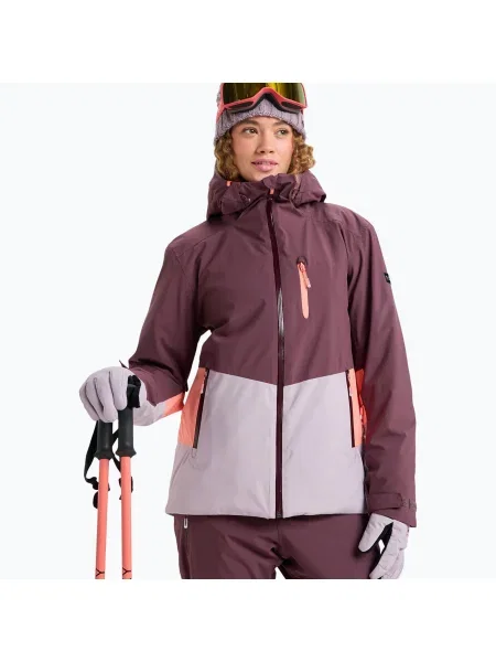Geacă de snowboard pentru femei ROXY Stormdash huckleberry