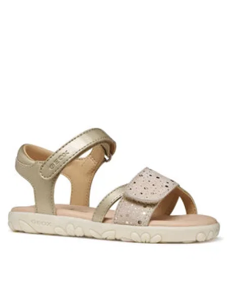 Geox Szandál J Sandal Haiti Girl M Arany