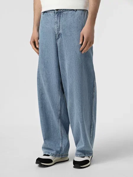 Широкі джинси Armani Exchange блакитний