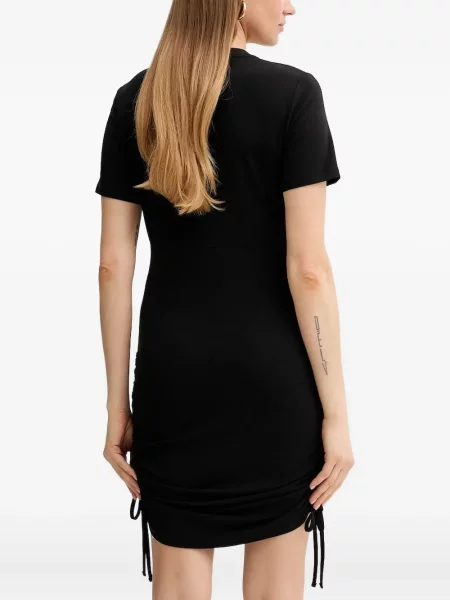 Rochie mini Liu Jo cu broderie cu cordon negru