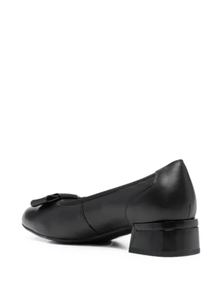 Pantofi cu toc Linda Baumann cu funde negru