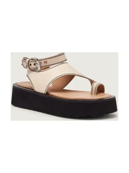 Patrizia Pepe De piele sandale bej