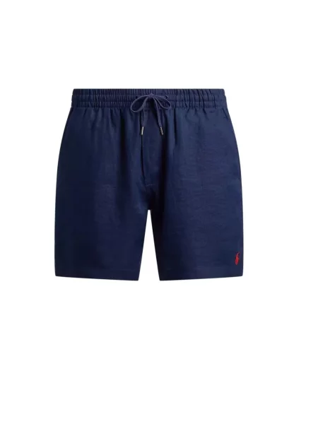 Polo Ralph Lauren Szorty Mężczyzna L Len Linen Shorts niebieski