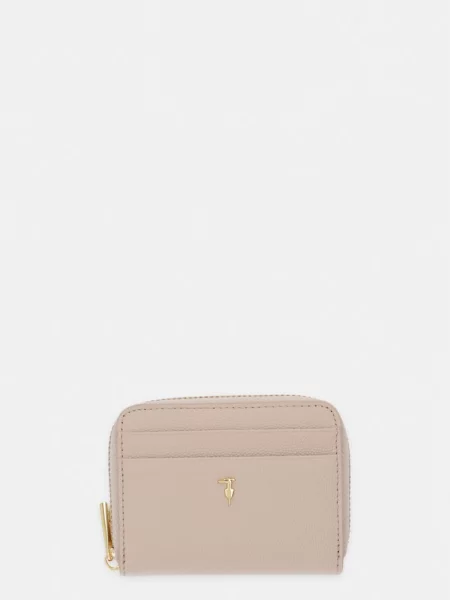 Trussardi portofel de piele bej
