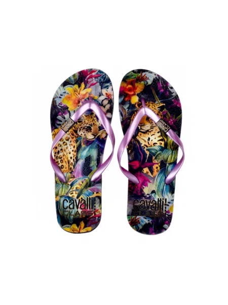Papuci Cavalli Class Sport negru
