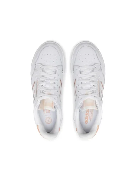 Csíkos félcipő Adidas fehér