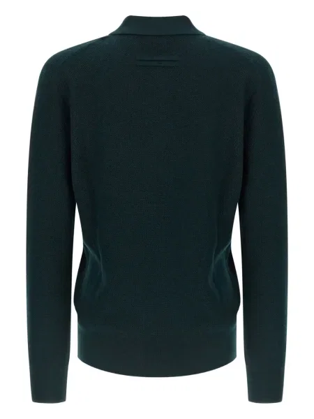 Tricou Zegna din jacard verde